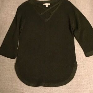 Metallic Green Women's Sweater